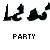 Animated sequence of stylized text 'lets' repeated with varying color and position changes across multiple