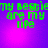 Green pixelated text 'my bestie are my life' on a purple-pink gradient background with four identical