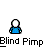 Pixelated cartoon figures in blue shirts and white heads with yellow hair variations, some showing red X marks on bodies, arranged in a under text labels