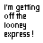A split-screen image with text on the left and a pixelated cartoon character on the right against a blue background.