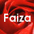 A four- displays floral images with overlaid text fragments: red rose, purple rose, green hydrangea, and empty gray space