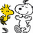 Pixelated cartoon characters Snoopy and Woodstock appear with text reading "I'm in need of a Friend."