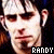 A 6-frame animated contact sheet showing a person's face with subtle expression changes across frames, each frame labeled "RANDY" in pixelated text below the image.