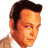 Pixelated head-and-shoulders image of a man with dark hair and light skin, transitioning through cropped views against white background.