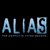 Static image of Alias third season DVD cover with blue and black color scheme, featuring text and a partial male face.