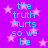 A static image with a purple background, pink stars, and cyan text repeating 'the truth hurts so we lie' in multiple