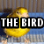 A yellow bird in a cage with text overlays changing across frames.