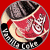 Circular icon with red background showing a stylized 7UP bottle and text, next to green 'Original Icons .com' text on dark green.