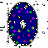 A static digital image displays six distinct numeric and alphabetic characters arranged in two , each with unique color schemes and decorative elements