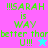 Pixelated green text on colored backgrounds with a star symbol, displaying '!!!SARAH is WAY better than U!!!' in four quadrants.