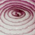 A circular pattern of concentric rings in purple and white, with a central swirl. The word 'onion' appears in bold black-and-white text on the right side.
