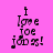 Pixelated text 'I love toe jobs!' on four colored backgrounds with slight variations in letter clarity and color tones.