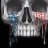 Pixelated image of a stylized skull with blue and red accents on dark background, showing teeth and nasal cavity details.