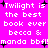 Pixelated text on bright pink background with white and black elements, featuring repeated phrases and star symbols.