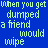 Blue background with green and white pixelated text, two yellow plus signs on a white section, gray rectangle on the right.