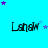 identical 'Lanai' text icons on a cyan background, each surrounded by scattered purple and light blue stars