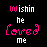 Pixelated text on black background with pink and white lettering, arranged in three across six showing animation changes