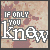 12 identical square displays the phrase "IF ONLY YOU knew" in white pixelated text over a textured brown background with scattered dark spots