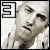Static 50x50 pixel buddy icon featuring a grayscale image of Eminem's face with a stylized 'E' logo in the top-left corner, displayed on a light gray background.