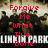 Pixelated image with red text overlay reading 'Forgive Me What I've Done' over a blurred background of dark and light tones.