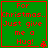Green square with red border and text reading 'For Christmas. Just give me a Hug!' plus small snowflake icon in bottom right corner.