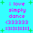 Pixelated cyan background with pink text and green plus signs, displaying 'i love simply dance (333333) =]=]=]=]=]' in two identical vertical