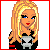 Pixelated cartoon woman with blonde hair and blue eyes holds a crystal ball, text "Not 4 You!" appears in