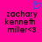 A bright pink background displays two identical text blocks with a blue pixelated heart above the left block.