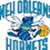 Four distinct NBA team logos arranged in a : New Orleans Hornets, Boston Celtics, Phoenix Suns, and Los Angeles Lakers