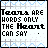 A 3x3 contact sheet of an animated AIM buddy icon showing eight frames with pixelated text and symbols changing across frames, featuring the phrase "Teans are words only the Heart can say" in black and blue pixels on a white background with light gray grid lines and blue wave patterns at the bottom.
