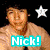 Four pixelated character portraits arranged in a with text labels and background colors