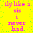 Yellow background with green dots and repeated pink text reading 'ily like a sis i never had' in two vertical
