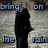 Pixelated static image with blue text fragments around a central black silhouette against a gray pixelated background.