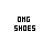 Six variations of 'OHG SHOES' text display with changing letter colors across two on white background