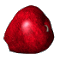 A red apple with a textured surface rotates through multiple angles against a gray background, showing different views of its shape and stem.
