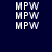 Dark blue background with white 'HPW' text repeated in a pattern, some highlighted by red horizontal bars