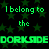Static pixel art icon featuring green text and stars on a black background with visible dithering effects.