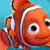 six showing Nemo the clownfish and text variations including 'Hey Look!', 'I found...', and 'NEMO!' in orange and cyan