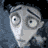 nine character portraits from Corpse Bride with a black banner reading 'Corpse Bride' in white script below