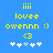 Yellow pixelated text and symbols on blue background with two identical static frames showing 'iii', 'lovee', 'owennn :)', '<3', and five white/light-blue plus signs.