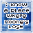 Pixelated blue sky background with castle silhouette and changing text across nine