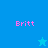 Pixelated text 'Britt' in pink on blue backgrounds with a small star icon below the text.