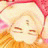 A 48x48 pixel buddy icon split into two frames showing a cartoon character with blonde hair and red accents on the left, and text reading "Anime IM" above "COM" on a black background on the right.