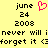 Yellow background with black pixelated text and a pink heart symbol, showing two versions of the same design side-by-side.