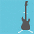 Pixelated icon shows a dark gray electric guitar on light blue background with text "yes. I do play" and "guitar" in black pixel font, plus small heart symbol.