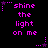 Pixelated text and star symbols in bright pink on black background, arranged in repeating pattern with animated sparkle effects