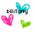 Pixelated icon set with four heart shapes and a butterfly, featuring text phrases in black pixel font on white background.