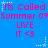 Blue background with repeated pink text and white star graphics in a pattern