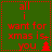 Green background with red pixelated text reading 'all i want for xmas is you' and a small red Christmas tree icon, arranged in a of four identical