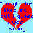 Red broken heart with blue text on light blue background, showing two identical static frames side-by-side.
